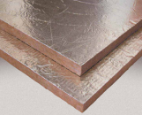 Placi de vata minerala bazaltica cu folie de aluminiu
pentru seminee