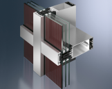 Pereti cortina cu profile din aluminiu 