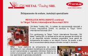 REVOLUTIA INTELIGENTA continua la TIB 2014 - CM METAL Trading