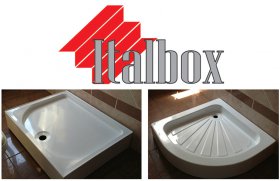 Gama variata de cadite de dus din acril la Italbox