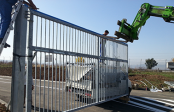 Cea mai mare poarta batanta instalata in Romania?
