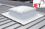 Socluri JET pentru monatrea cupolelor luminatoare in acoperisuri profilate