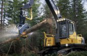 Excavatoare pe senile pentru uz forestier