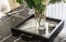 De la rama pentru fotografii la tava decorativa