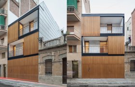 O casa ingramadita intre alte constructii poate fi frumoasa