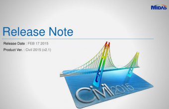 Lansare Midas Civil 2015 v2.1