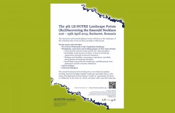 LE:NOTRE Landscape Forum Bucharest 2015 
