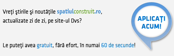 Adaugati gratuit stirile spatiulcontruit.ro pe site-ul Dumneavoastra