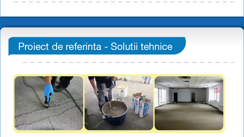 Proiect de referinta - Solutii tehnice