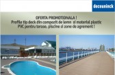 Deceuninck ofera promotional profile tip deck compozit pentru terase si piscine!