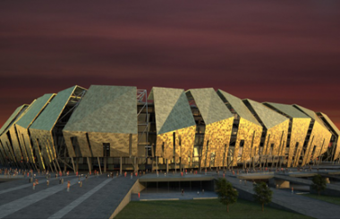Stadionul FC Kuban un design cu influente locale