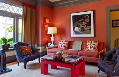 Locuinta de designer: culoare, baroc si art-nouveau pentru un interior edwardian