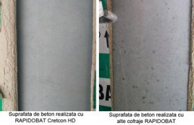 RAPIDOBAT Cretcon HD - Solutia pentru betonul aparent cu suprafete impecabile
