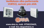 Ventilatoare ultra-performante VORTICE, exclusiv prin AIVA