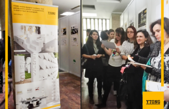 56 de studenti de la Universitatea de Arhitectura si Urbanism din Bucuresti proiecteaza cu YTONG obiecte urbane sustenabile