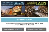 Expo conferintele Internationale de Arhitectura LAUD si INGLASS, Bucuresti, 24 Iunie - Crowne Plaza Hotel