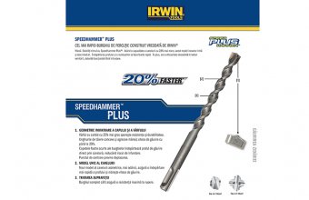Cel mai rapid burghiu de percutie: Speedhammer PLUS - IRWIN