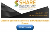 Ultimele zile de înscriere la SHARE Bucharest Forum