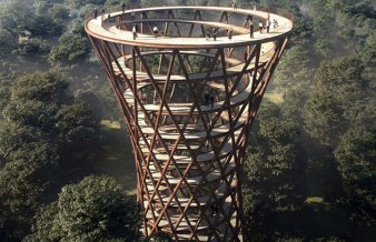 Un turn de observare cu design uluitor va putea fi folosit începând de anul viitor