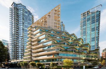  Cea mai înaltă clădire din lemn hibrid, care se mândrește cu cele mai scumpe apartamente din Vancouver, Canada
