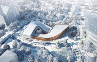 Jocurile Olimpice de Iarnă din 2022 vor avea un centru olimpic care oglindește pârtiile de ski din jur