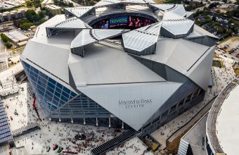 Stadioane pentru evenimentul Super Bowl ale trecutului, prezentului și viitorului