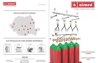 Sistem de stingere incendii cu gaze inerte (INERGEN) - Mod de functionare