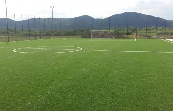 Montaj gazon sintetic pentru terenuri sport si multisport