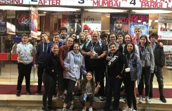 KADRA este alături de trupa de elevi clujeni premiată la festivalul mondial de teatru de la San Remo