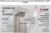 ELMAS te ajută să alegi ascensorul potrivit prin aplicația MITSUBISHI EZ - ASSIST SYSTEM