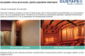 Gustafs - Placări interioare furniruite cu proprietăţi acustice!