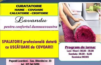 Servicii de curatare covoare si mochete