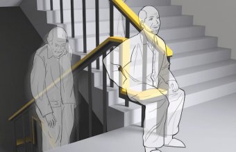 O ajustare simplă a designului scării o poate face mai uşor de urcat şi de coborât