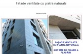 Fatade ventilate cu piatra naturala