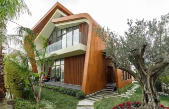 Panouri HPL pentru fațada unui complex rezidențial sustenabil din Antalya