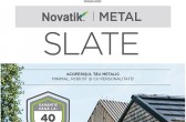 Novatik SLATE | Un acoperis robust, cu design minimal si personalitate!