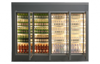 Camere frigorifice vitrate de refrigerare sau congelare cu uși batante sau glisante