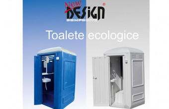 Toalete ecologice din poliester, vidanjabile, chesonate