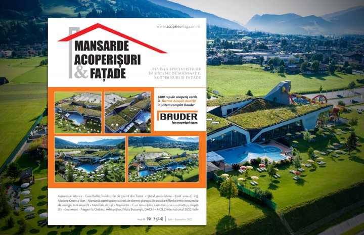 Revista Mansarde, Acoperișuri & Fațade și-a lansat ediția nr. 46!