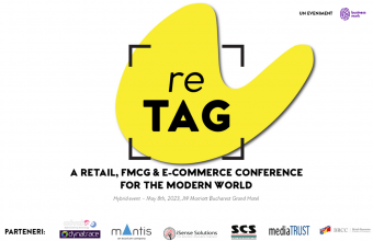 Cea de-a 4-a ediție „reTAG – a retail, FMCG & e-commerce conference for the modern world” are loc pe 8 mai 