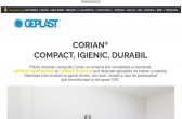 Plăci CORIAN de la GEPLAST – pentru suprafețe care durează toată viața