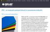 Plăcile PVC de la Geplast - rezistente, durabile, folosite în varii industrii și proiecte