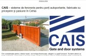 CAIS – Sisteme de feronerie pentru porți autoportante, fabricate cu pricepere și pasiune în Cehia