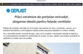 Plăci ceramice de porțelan extrudat de la Geplast – alegerea ideală pentru fațade ventilate