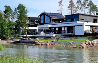 Ușile glisante Eclisse alese pentru Villa Havet – cea mai bună casă la târgul finlandez de locuițe