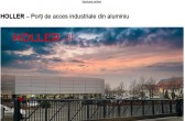 HOLLER – Porți de acces industriale din aluminiu
