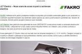 FAKRO LET Electric - Noua scară de acces la pod cu acționare electrică