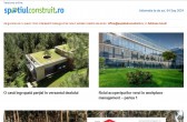 O casă îngropată parțial în versantul dealului