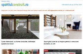 Curte interioară, cu forme ondulate, definește spațiile de locuit