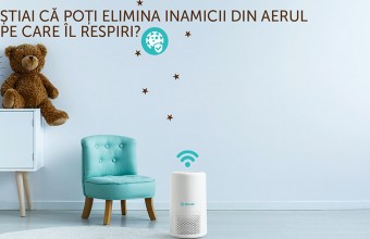 Purificatoare de aer SMART cu functie completa de purificare si sterilizare